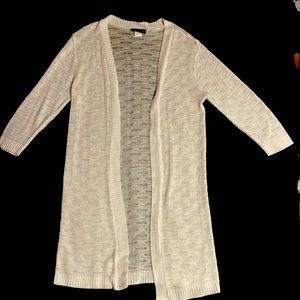 Lightweight open front cardigan sweater